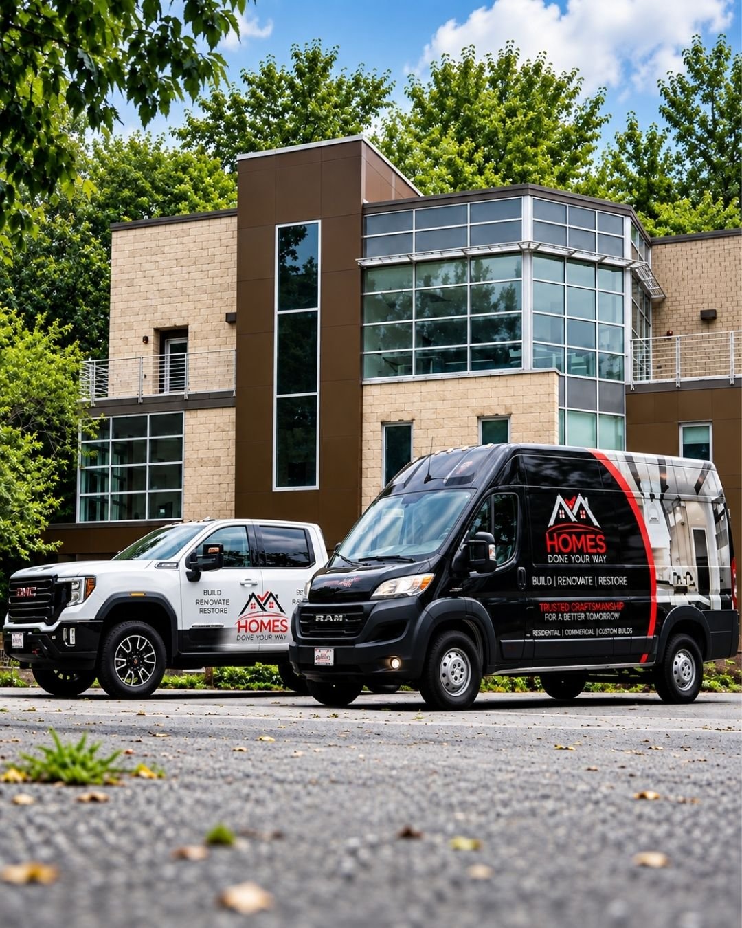 Homes Done Your Way premium residential remodeling mobile banner