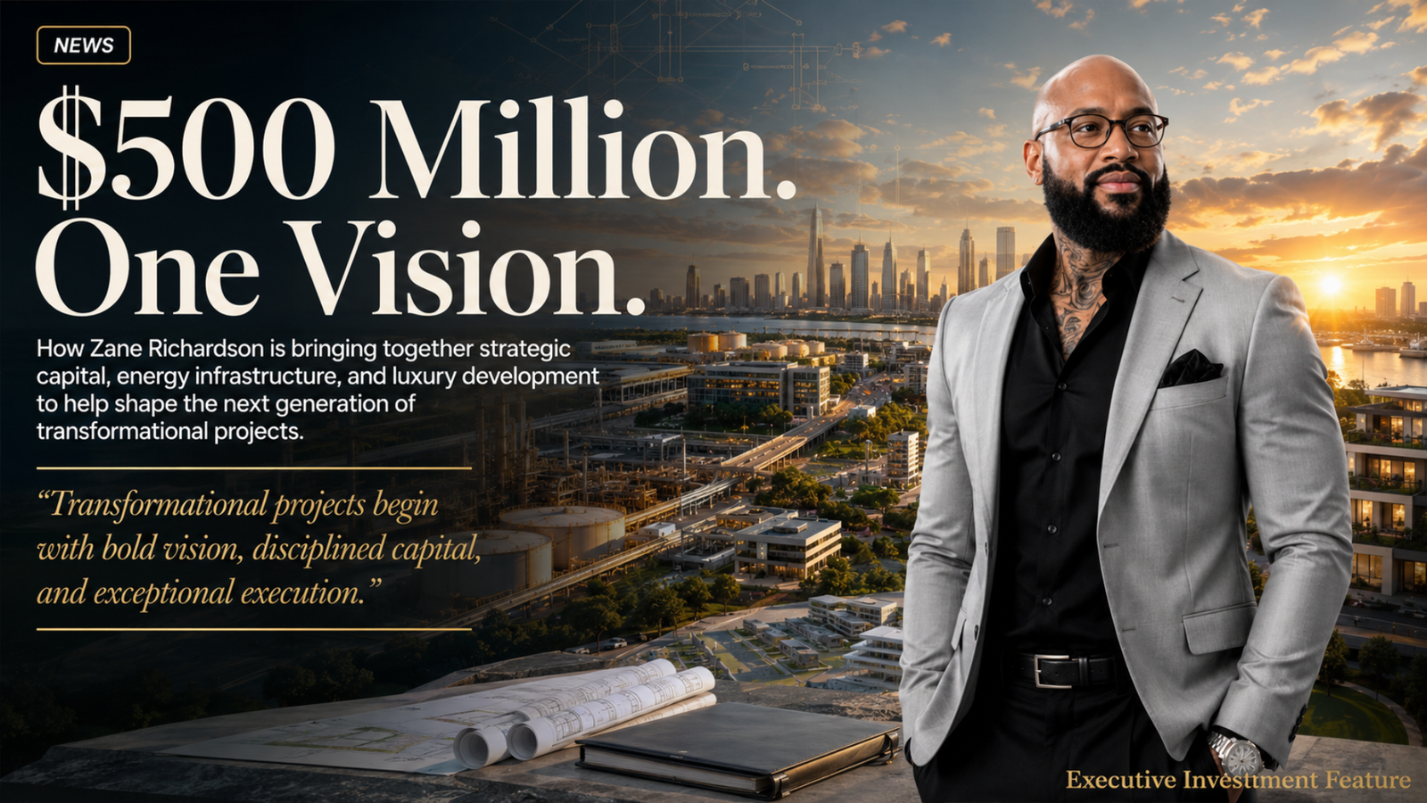 Blackharbor BD Announces $500 Million Funding  Capacity for Luxury Real Estate, Oil & Gas, Energy,  Mining and Infrastructure