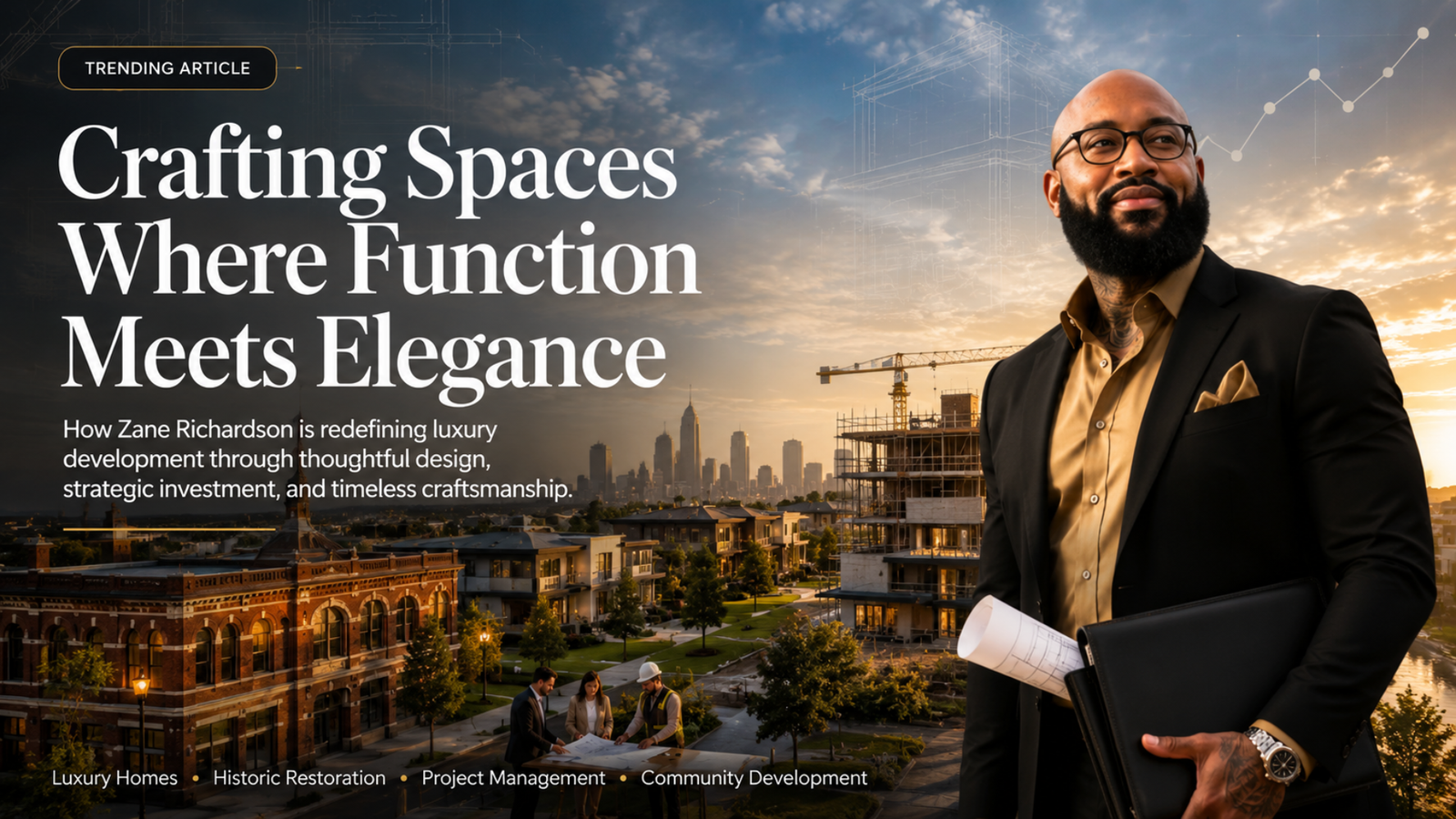 BlackHarbor BD Joint Venture Company CEO  Zane  Richardson: Crafting Spaces Where Function Meets  Elegance